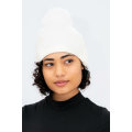 Women's Pom Pom Beanie Fleece Lined Winter Hat
