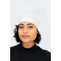Women's Pom Pom Beanie Fleece Lined Winter Hat