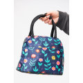 Printed Lunch Cosmetic Travel Bags Tote Bag With Pocket