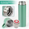 Thermos Vacuum Double Wall Of Stainless Steel Flask Set With 3 Cups 500ml