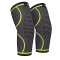 One Pair of Compression Knee Braces Support Sleeves
