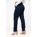 Ladies Professional Elegant Office Pants With Pockets & Belt