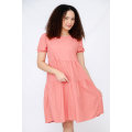 Pop Tiered Short Sleeve Casual Dress