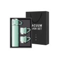 Thermos Vacuum Double Wall Of Stainless Steel Flask Set With 3 Cups 500ml