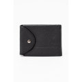 Camel Mountain Genuine Leather Business Wallet Black