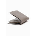 Camel Mountain Leather Bi-Fold Wallet Grey