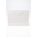 Senza Luxury Gift Bag Embossed With Handles White & Gold 420mm X 310mm