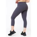 Ladies High Waisted 3/4 Performance Yoga Fitness Leggings With Pockets