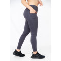 Ladies V Shaped High Waisted Performance Yoga Fitness Leggings With Pockets