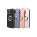 Luxury Silicone Electroplate CD Pattern Gold Embossed Case For iPhone MagSafe-Compatible 14 Pro