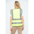 Dromex Lime Reflective Vest Zip With Id Pouch