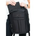 Powerland Medium Travel 13 inch Laptop Bag Backpack Black