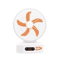 Smart 12 Inch Rechargeable Portable Table Fan with Built-in Speaker, LED Light, FM Radio, Powerbank