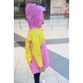 Children's Hooded School Bag Raincoat For Kids 4 To 13 Years