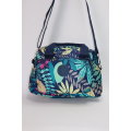 Forever Floral Crossbody Sling Shoulder Summer Bag With Multiple Pockets Handbag Large