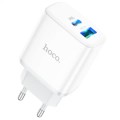 HOCO Dual Port PD20W+QC3.0 Charger Type-C & USB