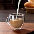 Senza 250ml Clear Double Wall Milk Coffee Tea Insulated Mug
