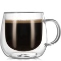 Senza 300ml Clear Double Wall Milk Coffee Tea Insulated Mug