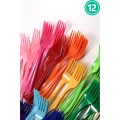 Paint Party Cutlery 12 Plastic Utensils Forks