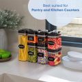 Senza 7 Piece Airtight Food Storage Containers Set With 40 Labels & Marker