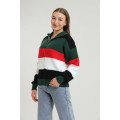 Tommy Colour Block Knitted Zip Up Jersey