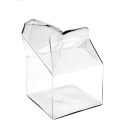 Half Pint Clear Glass Milk Carton Creamer Pitcher Container 300ml