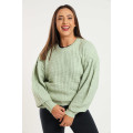 Ladies ZARA Cozy Plush Long Sleeve Pullover Sweater Jersey