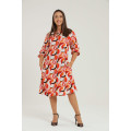 Layla Tropical Midaxi Dress With Pockets