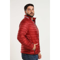 Mens Concealed Hooded Puffer Jacket With Easy Carry Bag