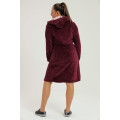 Plush Hooded Luxury Winter Gown