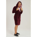 Plush Hooded Luxury Winter Gown