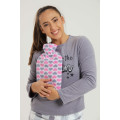 Senza 2L Hot Water Bottle With Fleece Cover