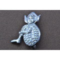 White Metal Pixie Brooch | National Free Shipping |