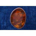 9ct Gold And Amber Ring | National Free Shipping |