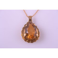 1950's Gold Pendant | National Free Shipping |