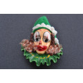 Plastic Clown Brooch | National Free Shipping |
