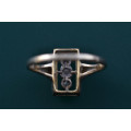 Gold 1920's Art Deco Ring | National Free Shipping |