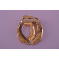 Gilt 1970's Scarf Ring | National Free Shipping |