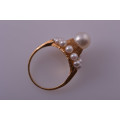 Gold Ring With Pearls | National Free Shipping |
