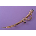 Gilt Scabbard Brooch | National Free Shipping |