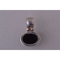 Silver Pendant With Onyx | National Free Shipping |