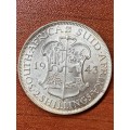 1943***2 shilling ***Top quality***