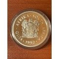 1992***Coinage ***Silver R2 proof ***in capsule