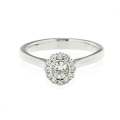 0.50ct Diamond Engagement Ring In 18ct White Gold