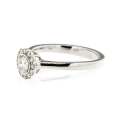 0.50ct Diamond Engagement Ring In 18ct White Gold