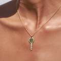Diamond 21st Key Necklace