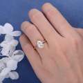 3.5ct Pear Shaped Moissanite Engagement Ring