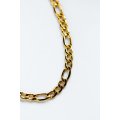 9ct Gold Ladies Figaro Chain (5.2mm)