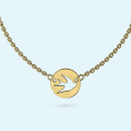 Mini Swallow Necklace in Silver or Gold
