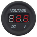 Voltage Gauge - 6-28V - Red Words